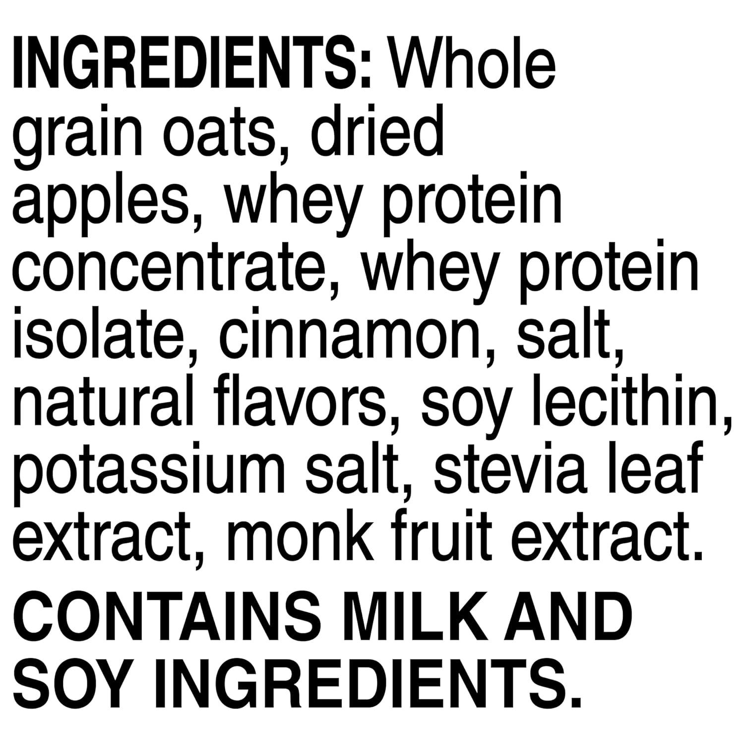 image:imageQUAKER Instant Oatmeal USDA Organic NonGMO Project Verified 3 Flavor Variety Pack Individual Packets 32 Count Pack of 1Protein Apple Cinnamon