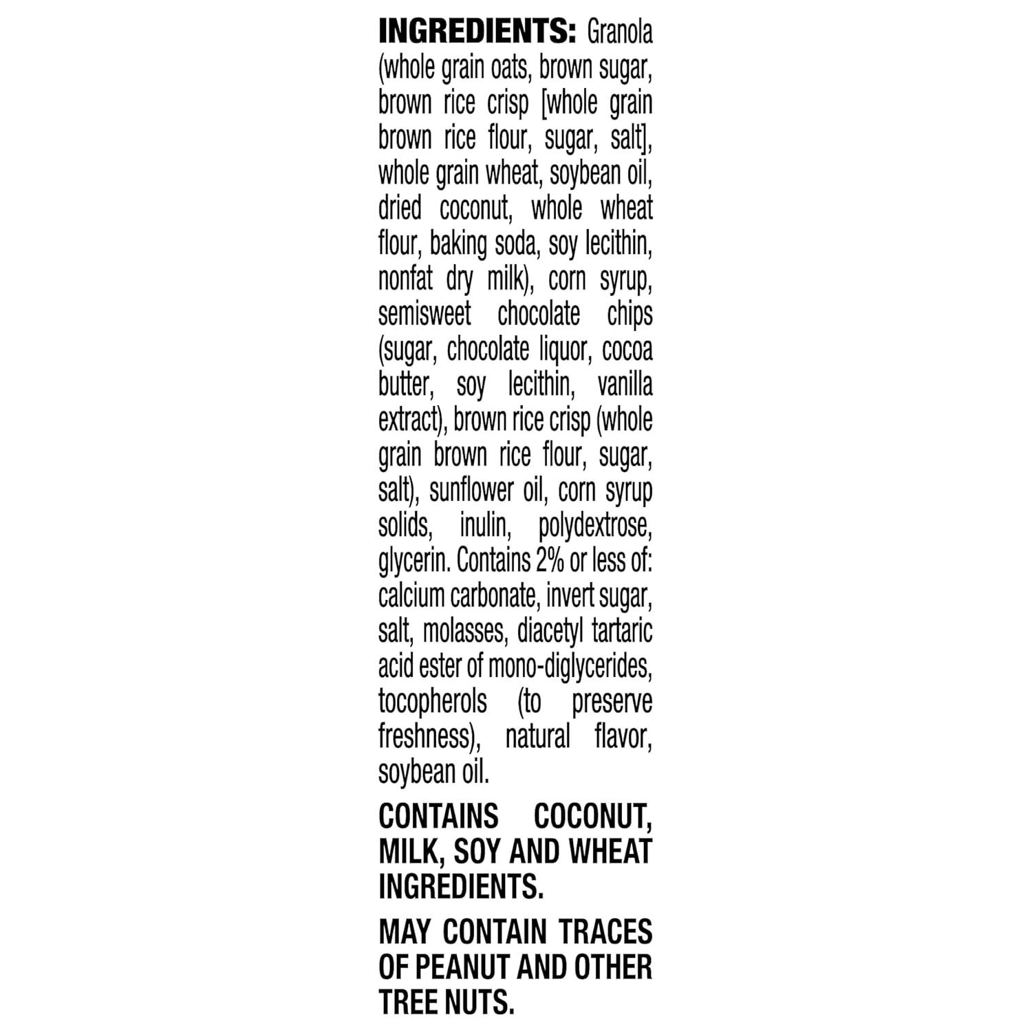 image:imageQuaker Chewy Granola Bars Reduced Sugar Chocolate Chip 18 Pack