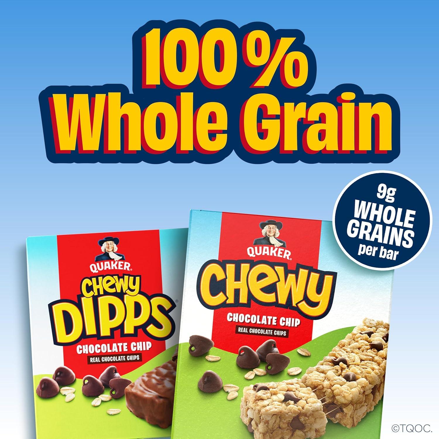 image:imageQuaker Chewy Peanut Butter Chocolate Chip Granola Bars 152 OZ