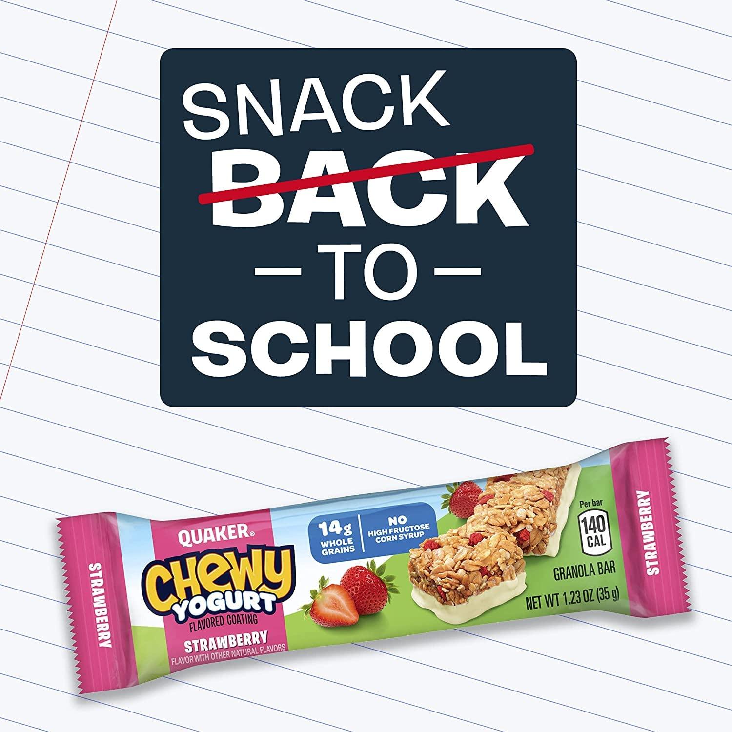 image:imageQuaker Chewy Yogurt Bars Variety Pack 10ctYogurt Bar Variety Pack 10ct