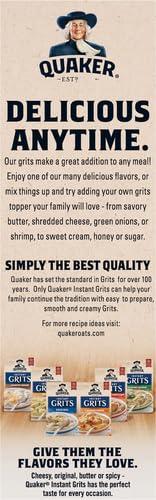 image:imageQuaker Instant Grits 4 Flavor Variety Pack 098oz Packets 10 Pack