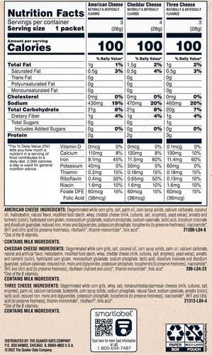 image:imageQuaker Instant Grits Cheese Lovers Variety Pack 098oz Packets 10 Pack