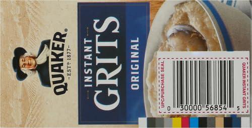 image:imageQuaker Instant Grits Original 098oz Packets 10 Pack10 Count Pack of 4