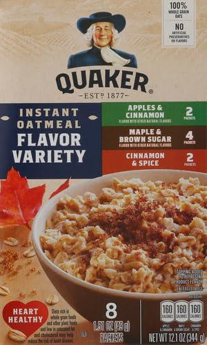 image:imageQuaker Instant Oatmeal 3 Flavor Variety Pack 151oz Packets 8 Pack