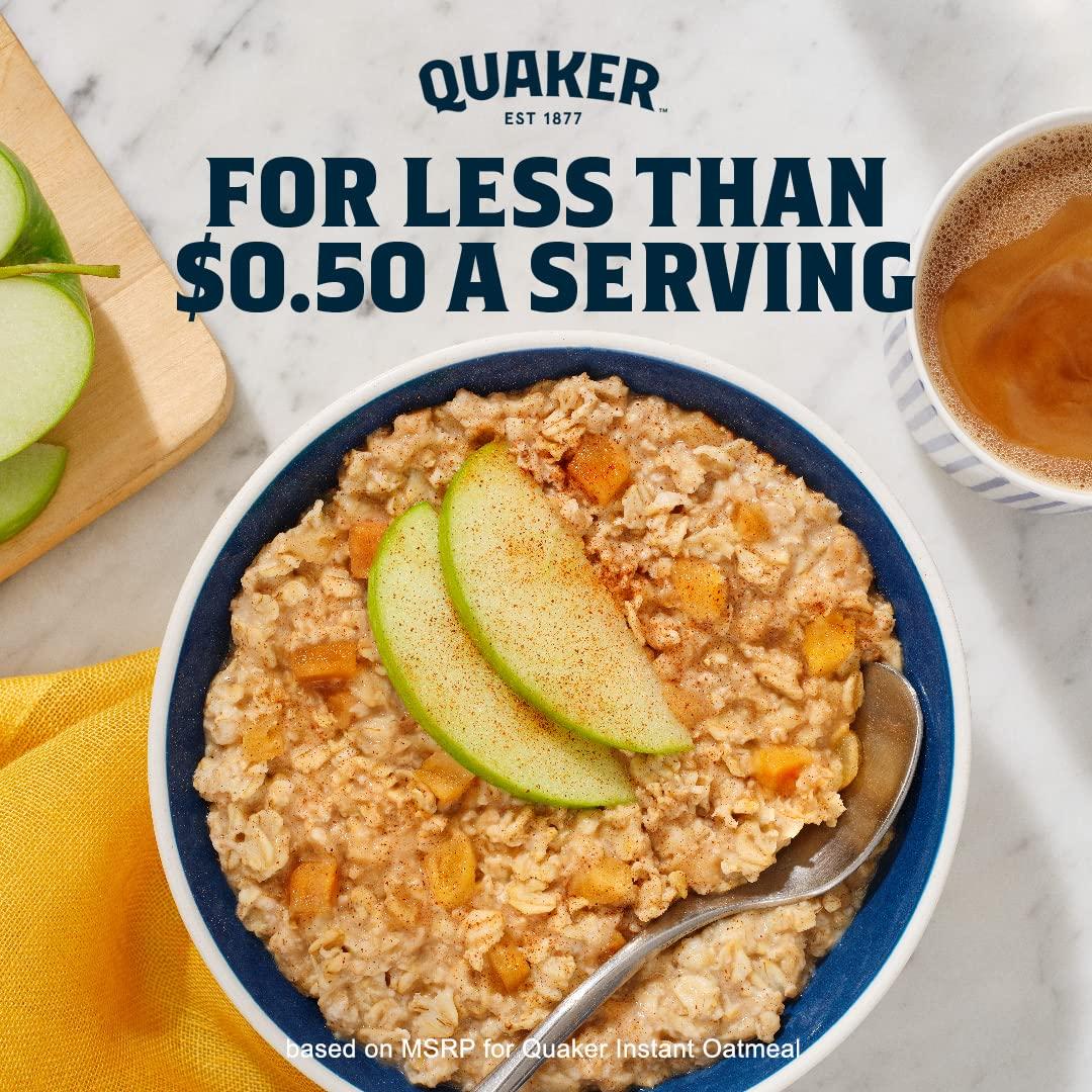 image:imageQuaker Instant Oatmeal 4 Flavor Variety Pack Individual Packets 48 CountMaple Brown Sugar
