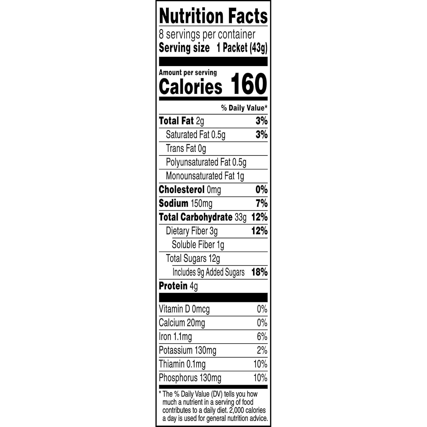 image:imageQuaker Instant Oatmeal Apple Cranberry 121 Oz