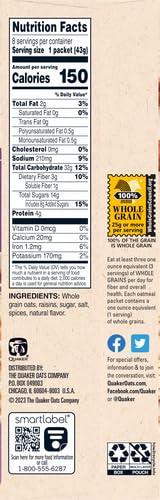 image:imageQuaker Instant Oatmeal Raisins amp Spice 151oz Packets 8 Pack151 Ounce Pack of 16