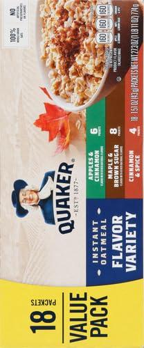 image:imageQuaker Instant Oatmeal Variety Value Pack 18 Count