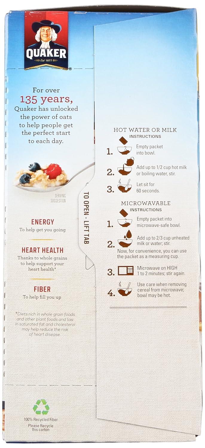 image:imageQuaker Instant Oatmeal Variety Value Pack 18 Count