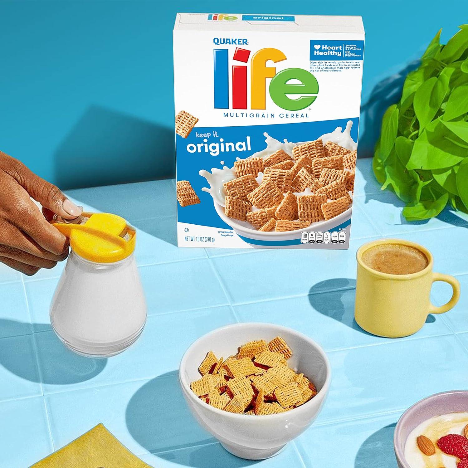 image:imageQuaker Life Cereal Original 13 Ounce Pack of 1Original