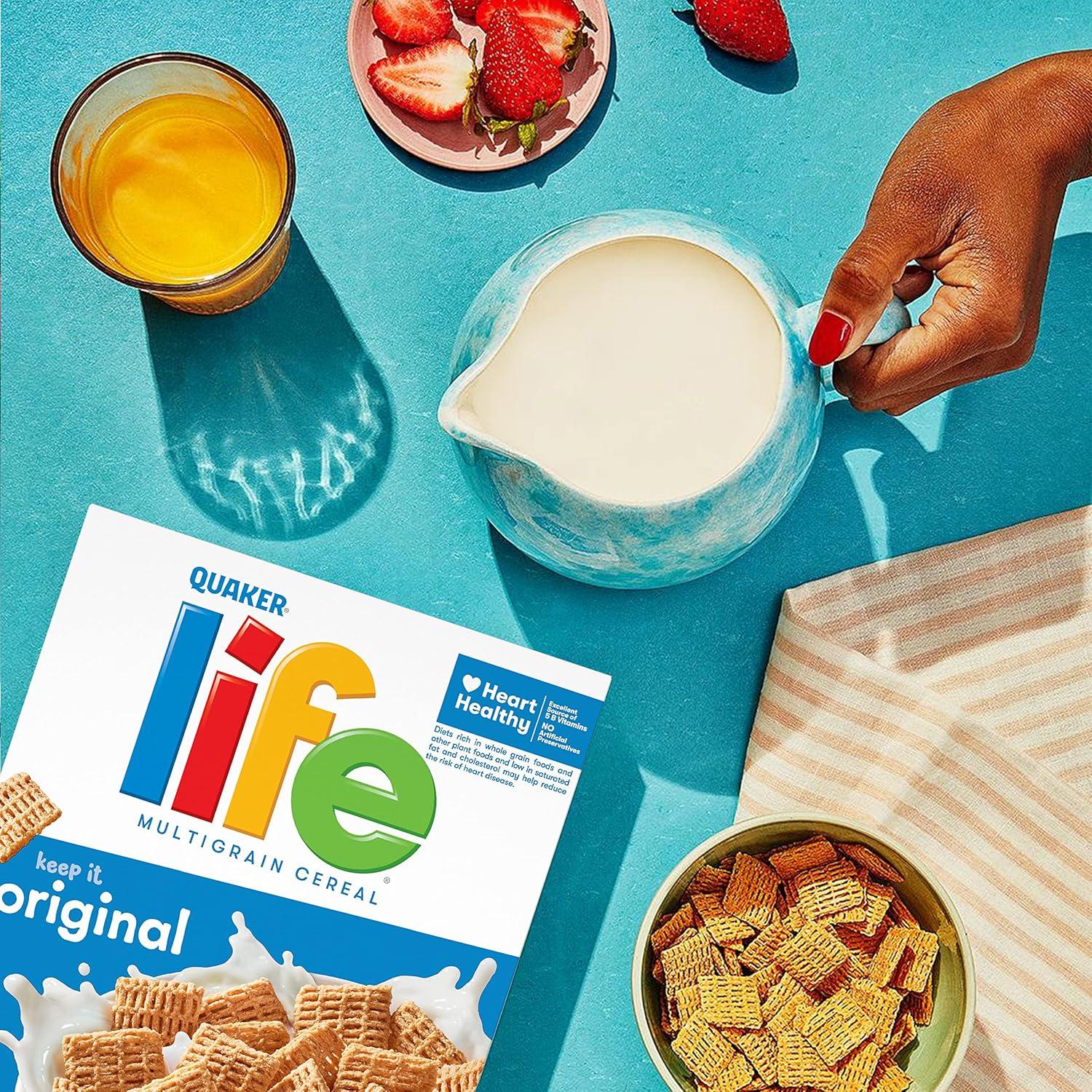image:imageQuaker Life Cereal Original 13 Ounce Pack of 1Original
