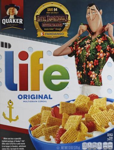 image:imageQuaker Life Cereal Original 13 Ounce Pack of 1Original