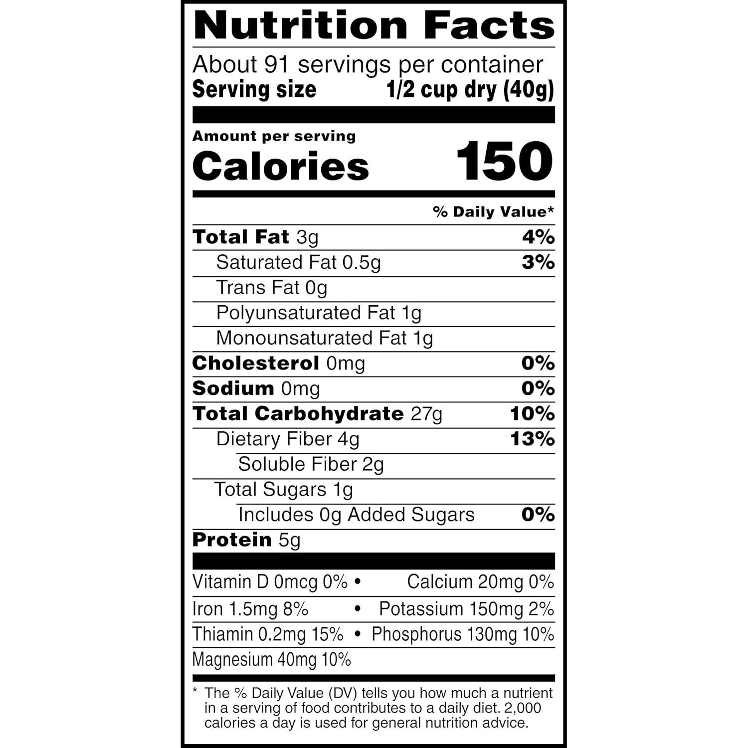 image:imageQuaker Old Fashioned Rolled Oats Non GMO Project Verified Two 64oz Bags in Box 90 Servings 4 Pound Pack of 2Quaker Old Fashioned