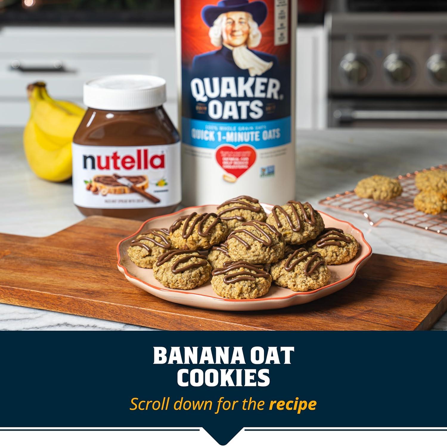 image:imageQuaker Old Fashioned Rolled Oats Non GMO Project Verified Two 64oz Bags in Box 90 Servings 4 Pound Pack of 2Quaker Quick 1Minute Oatmeal