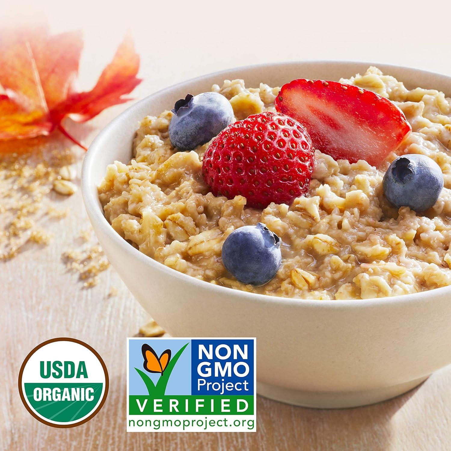 image:imageQuaker Organic Instant Oatmeal Maple amp Brown Sugar Breakfast Cereal 144 Oz Pack of 8Organic Maple Brown Sugar