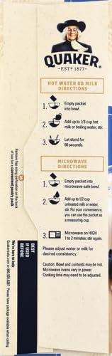 image:imageQuaker Steel Cut Oats Quick 3minute Oatmeal Cranberries and Blueberries Breakfast Cereal 8 Packets Per Box Pack of 6 BoxesBlueberries Cream
