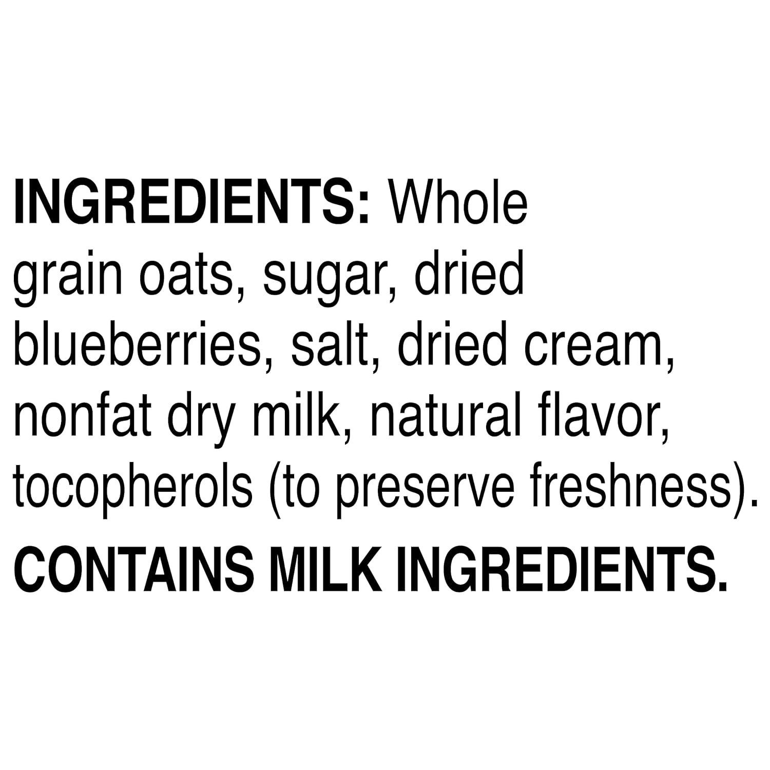 image:imageQuaker Steel Cut Oats Quick 3minute Oatmeal Cranberries and Blueberries Breakfast Cereal 8 Packets Per Box Pack of 6 BoxesBlueberries Cream