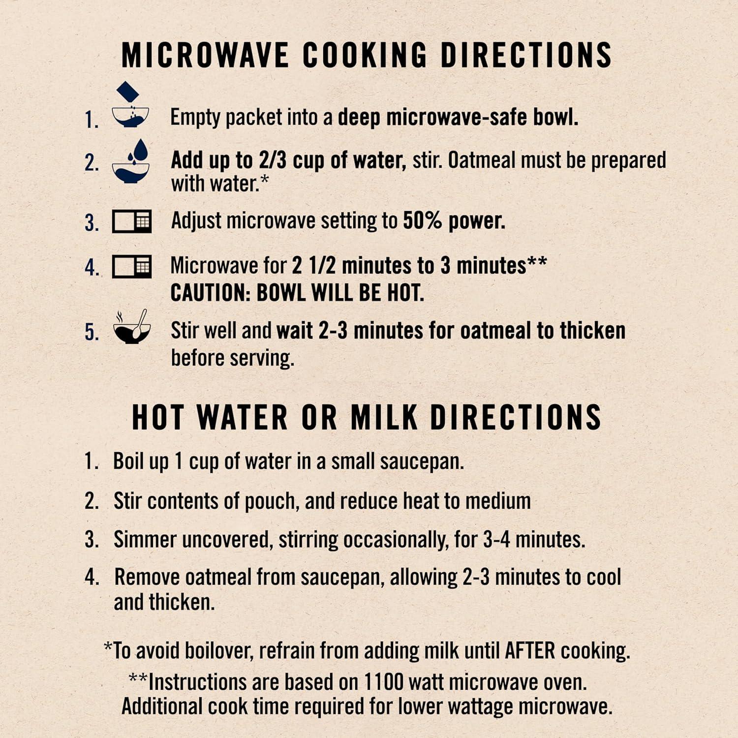 image:imageQuaker Steel Cut Oats Quick 3minute Oatmeal Cranberries and Blueberries Breakfast Cereal 8 Packets Per Box Pack of 6 BoxesBrown Sugar Cinnamon