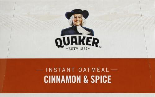 image:imageQuaker Steel Cut Oats Quick 3minute Oatmeal Cranberries and Blueberries Breakfast Cereal 8 Packets Per Box Pack of 6 BoxesCinnamon