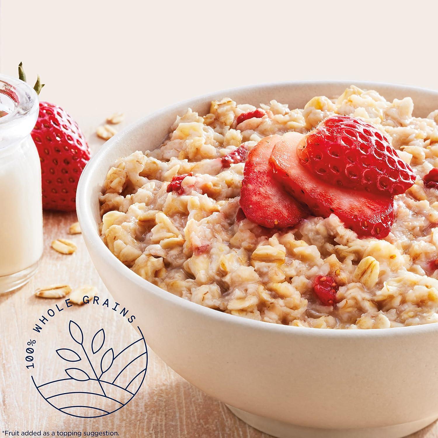 image:imageQuaker Steel Cut Oats Quick 3minute Oatmeal Cranberries and Blueberries Breakfast Cereal 8 Packets Per Box Pack of 6 BoxesFruit Cream