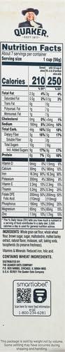 image:imageQuaker Steel Cut Oats Quick 3minute Oatmeal Cranberries and Blueberries Breakfast Cereal 8 Packets Per Box Pack of 6 BoxesHoney Nut