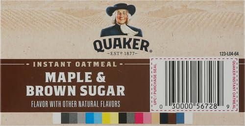 image:imageQuaker Steel Cut Oats Quick 3minute Oatmeal Cranberries and Blueberries Breakfast Cereal 8 Packets Per Box Pack of 6 BoxesMaple Brown Sugar