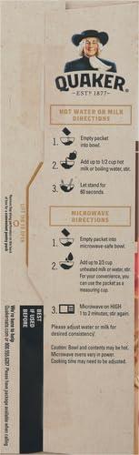 image:imageQuaker Steel Cut Oats Quick 3minute Oatmeal Cranberries and Blueberries Breakfast Cereal 8 Packets Per Box Pack of 6 BoxesMaple Brown Sugar