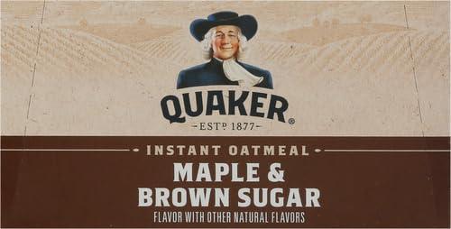 image:imageQuaker Steel Cut Oats Quick 3minute Oatmeal Cranberries and Blueberries Breakfast Cereal 8 Packets Per Box Pack of 6 BoxesMaple Brown Sugar