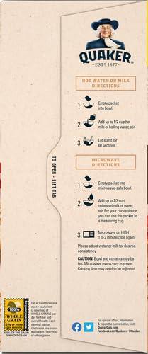 image:imageQuaker Steel Cut Oats Quick 3minute Oatmeal Cranberries and Blueberries Breakfast Cereal 8 Packets Per Box Pack of 6 BoxesMaple Brown Sugar