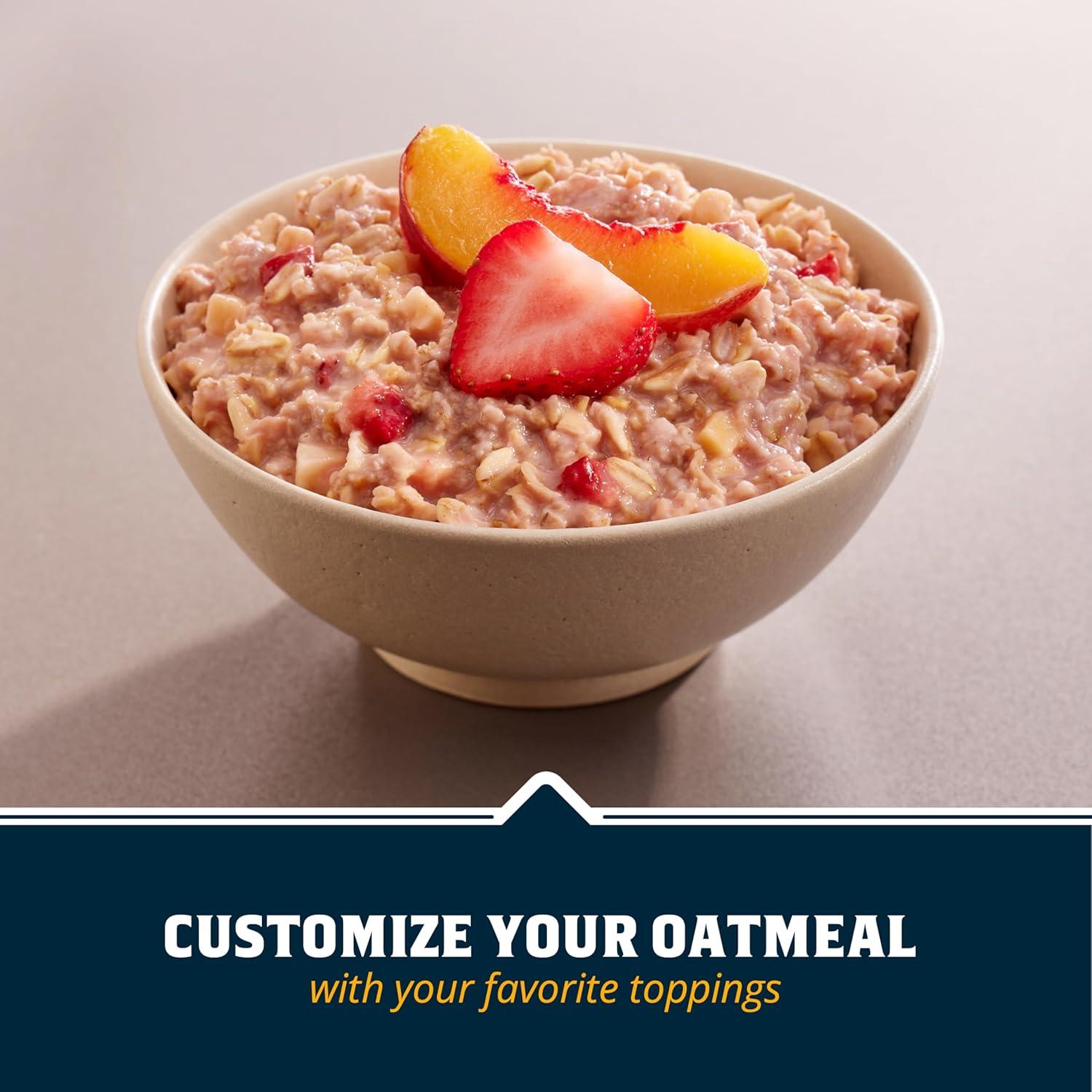 image:imageQuaker Steel Cut Oats Quick 3minute Oatmeal Cranberries and Blueberries Breakfast Cereal 8 Packets Per Box Pack of 6 BoxesMaple Brown Sugar