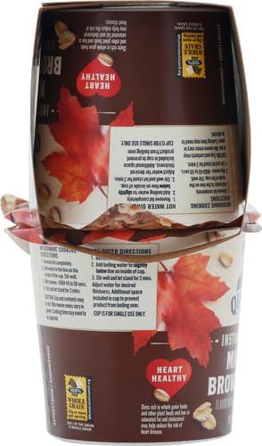 image:imageQuaker Steel Cut Oats Quick 3minute Oatmeal Cranberries and Blueberries Breakfast Cereal 8 Packets Per Box Pack of 6 BoxesMaple and Brown Sugar