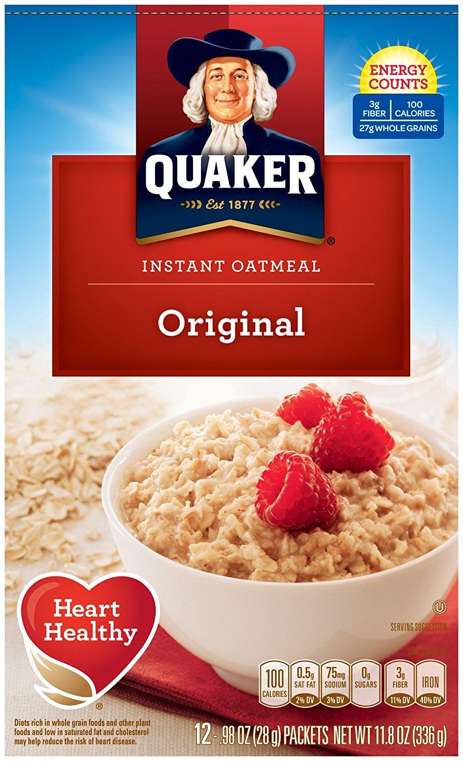 image:imageQuaker Steel Cut Oats Quick 3minute Oatmeal Cranberries and Blueberries Breakfast Cereal 8 Packets Per Box Pack of 6 BoxesOriginal