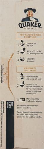 image:imageQuaker Steel Cut Oats Quick 3minute Oatmeal Cranberries and Blueberries Breakfast Cereal 8 Packets Per Box Pack of 6 BoxesOriginal