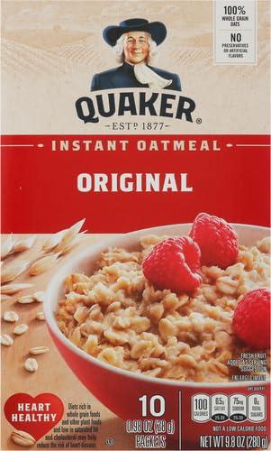 image:imageQuaker Steel Cut Oats Quick 3minute Oatmeal Cranberries and Blueberries Breakfast Cereal 8 Packets Per Box Pack of 6 BoxesOriginal