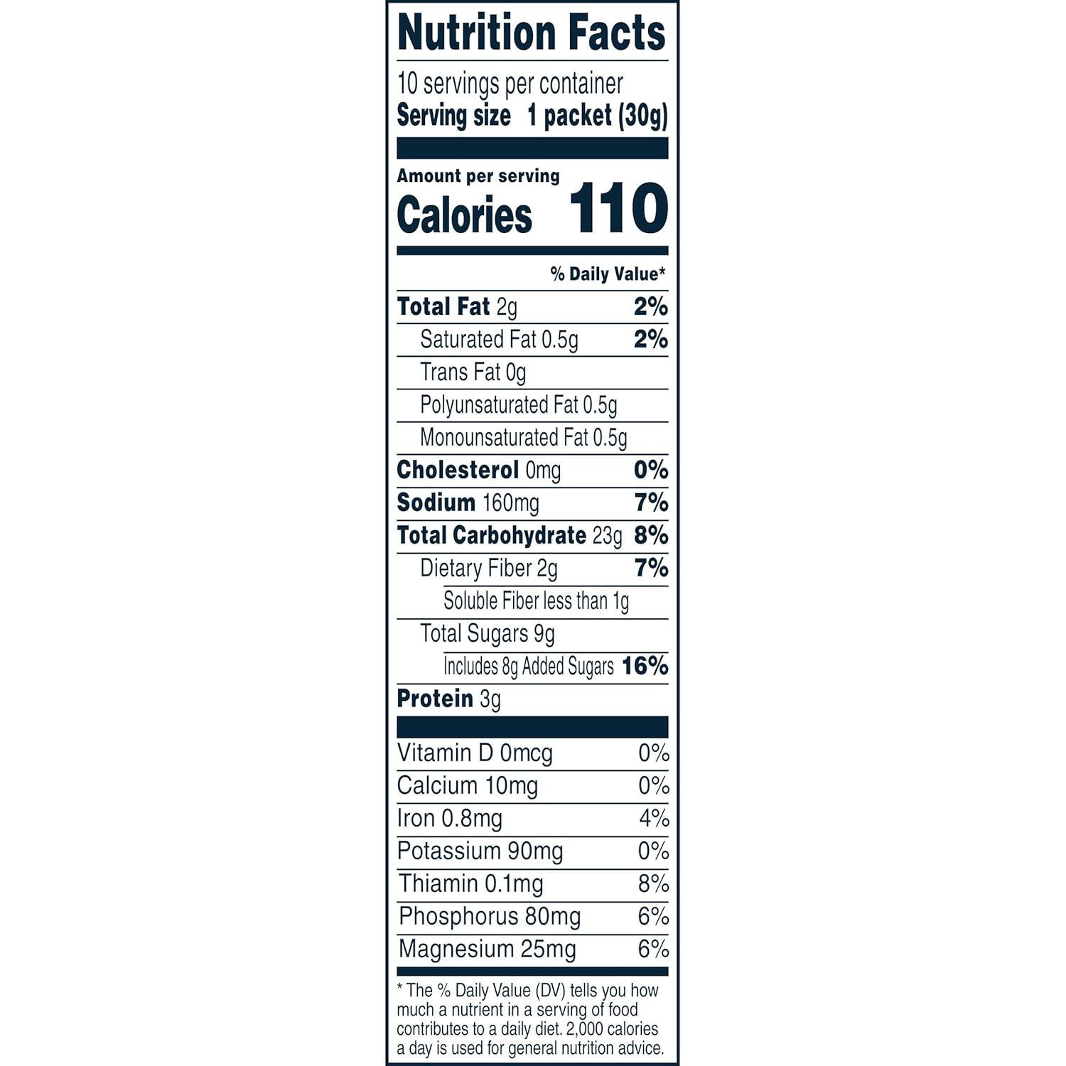 image:imageQuaker Steel Cut Oats Quick 3minute Oatmeal Cranberries and Blueberries Breakfast Cereal 8 Packets Per Box Pack of 6 BoxesPeaches