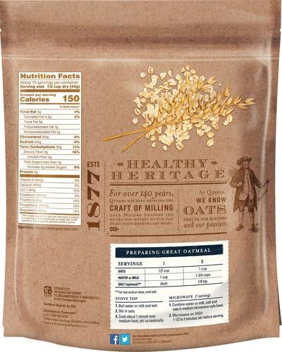 image:imageQuaker Steel Cut Oats Quick 3minute Oatmeal Cranberries and Blueberries Breakfast Cereal 8 Packets Per Box Pack of 6 BoxesQuick Organic