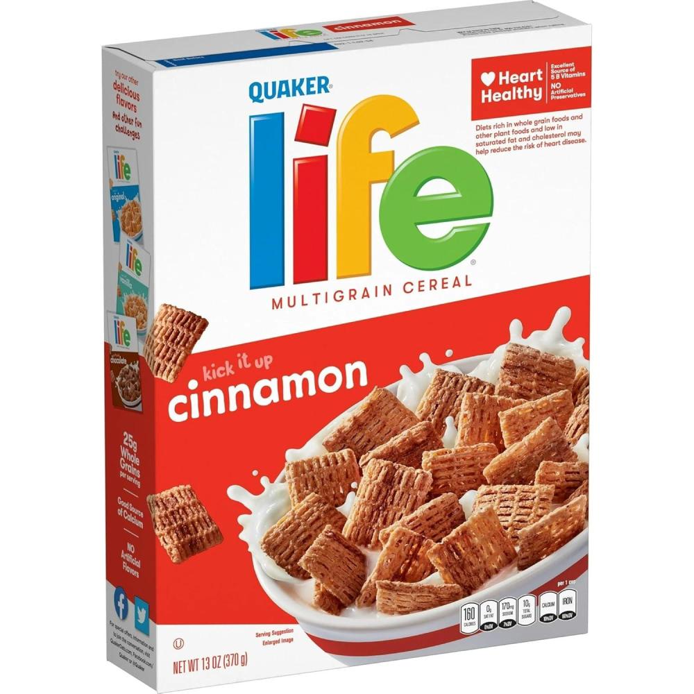 image:imageLife Multigrain Breakfast Cereal Cinnamon 13 Ounce Pack of 313 Ounce Pack of 3