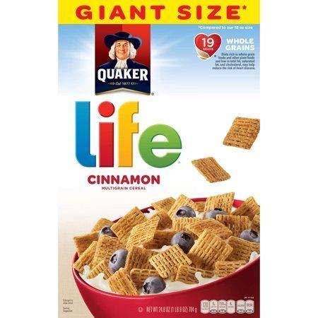image:imageQuaker Life Cereal Vanilla 13 oz BoxCinnamon