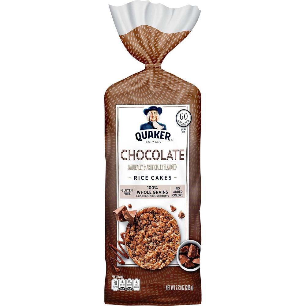 image:imageQuaker Rice Cakes Chocolate Crunch 723 ozNatural and Artificial Flavor