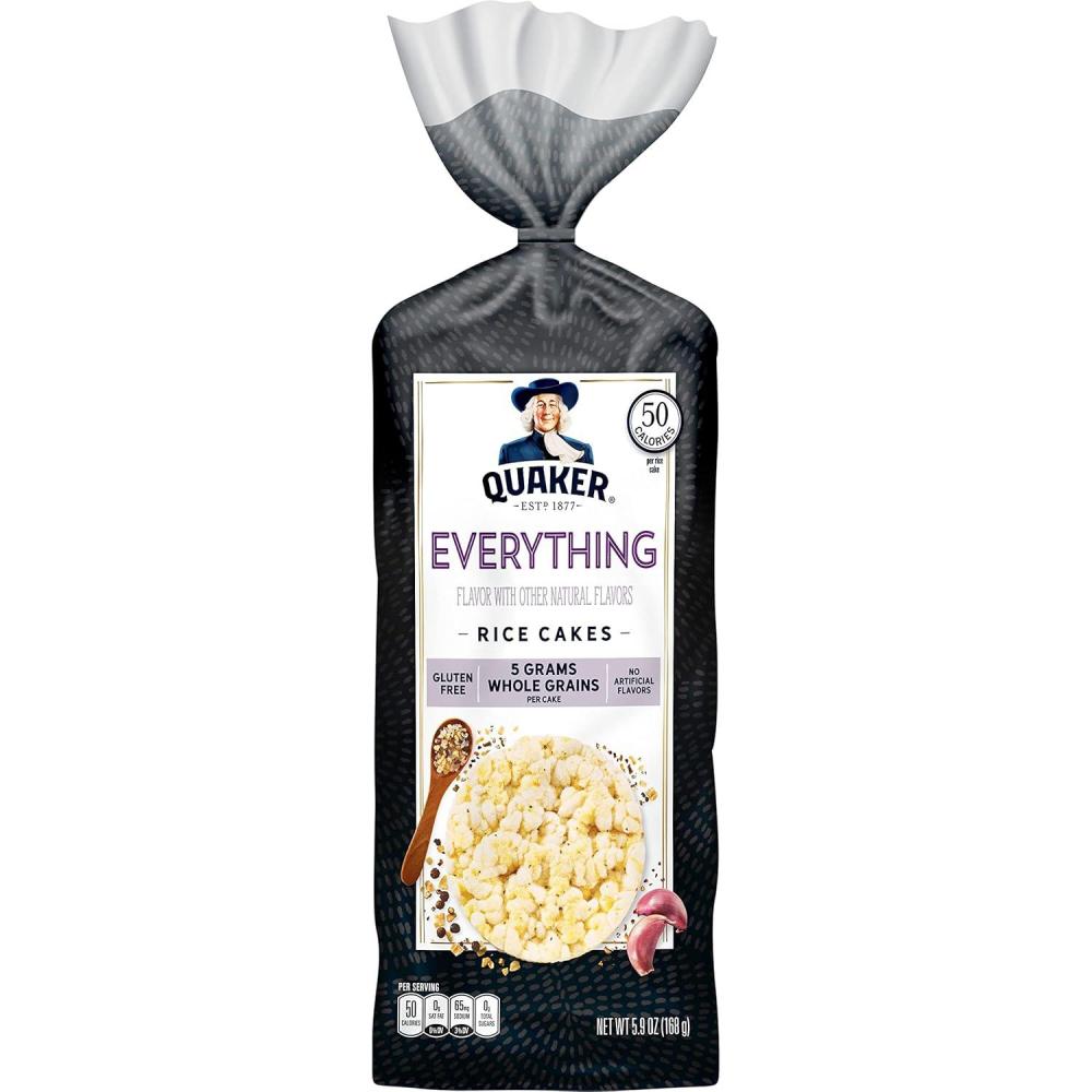 image:imageQuaker Rice Cakes Everything Bagel 59 Ounce BagEVERYTHING