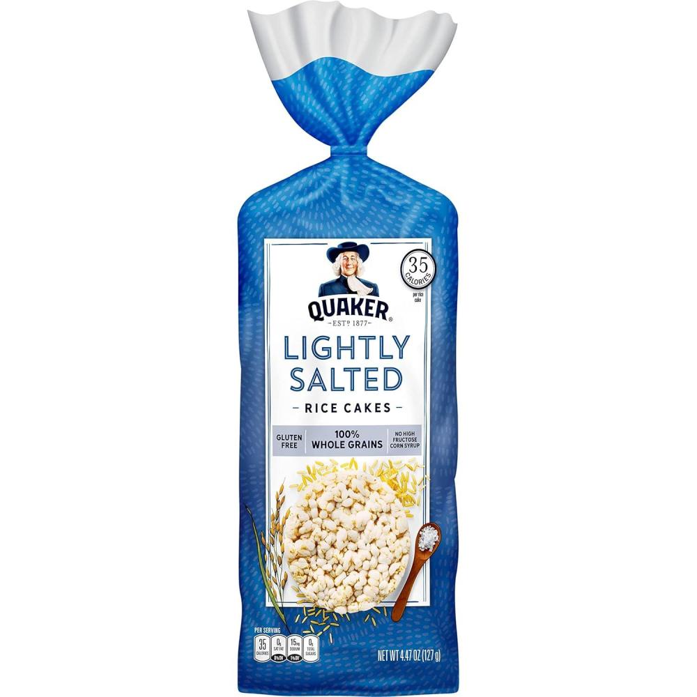image:imageQuaker Rice Cakes Lightly Salted 447 oz447 Ounce Pack of 1