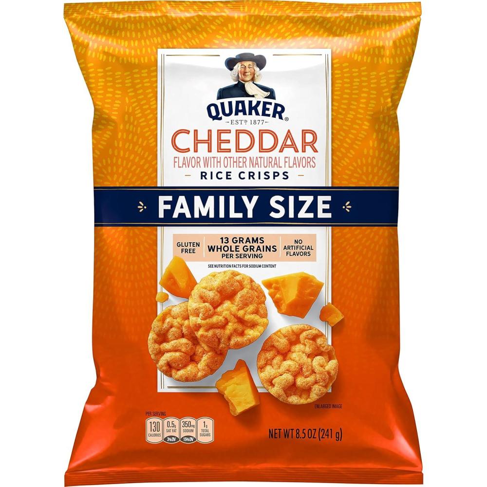 image:imageQuaker Rice Crisps Cheddar 85 Oz