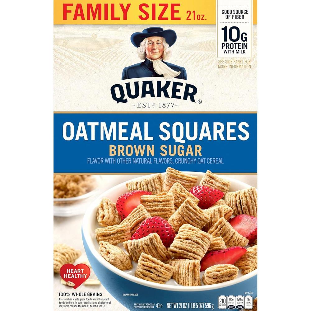 image:imageQuaker Steel Cut Oats Quick 3minute Oatmeal Cranberries and Blueberries Breakfast Cereal 8 Packets Per Box Pack of 6 Boxesbrown sugar