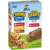 image:imageQuaker Chewy Granola Bars Peanut Butter Chocolate Chip 58 CountChewy  Dipps Variety Pack  58ct