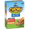image:imageQuaker Chewy Granola Bars Peanut Butter Chocolate Chip 58 CountLess Sugar 2 Flavor Variety Pack  58ct