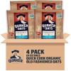 image:imageQuaker Organic Quick Cook Oatmeal Breakfast Cereal NonGMO Project Verified 24 OzPack of 4Organic Quick Cook Oats