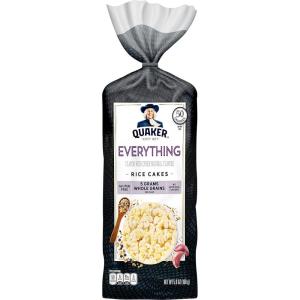 Quaker Rice Cakes, Everything Bagel, 5.9 Ounce Bag(EVERYTHING)