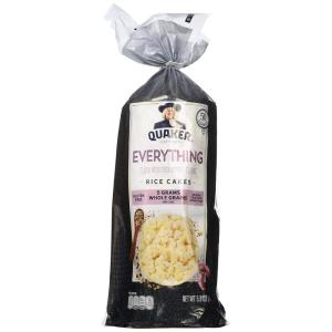 Quaker Rice Cakes, Everything Bagel, 5.9 Ounce Bag(Rice cakes)