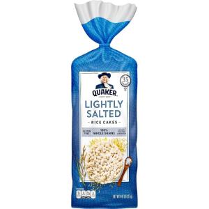 Quaker Rice Cakes, Lightly Salted, 4.47 oz(4.47 Ounce (Pack of 1))