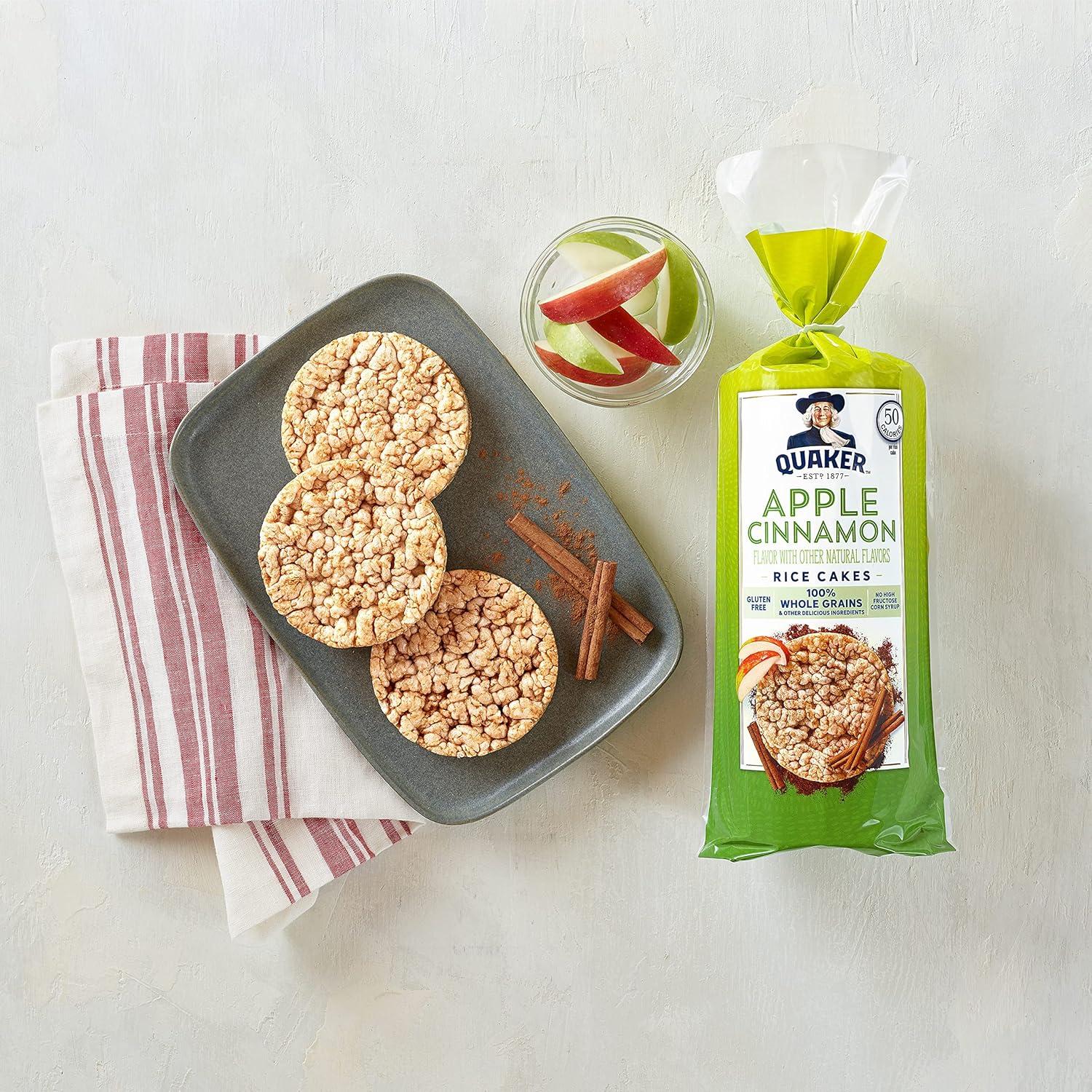 image:imageQuaker Rice Cakes White Cheddar 550 ozAPPLE CINNAMON